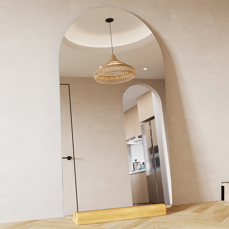 全身镜落地家用穿衣镜拱形ins风