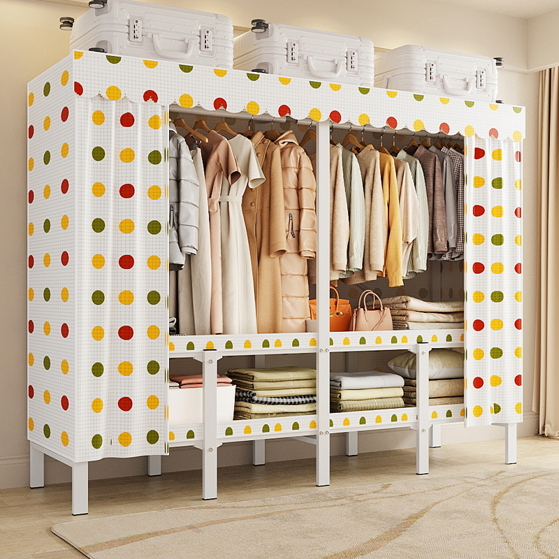 布衣柜简易卧室挂衣柜