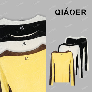 乔儿定制【谬系毛衫】绵羊毛针织衫修身显瘦新款针织打底