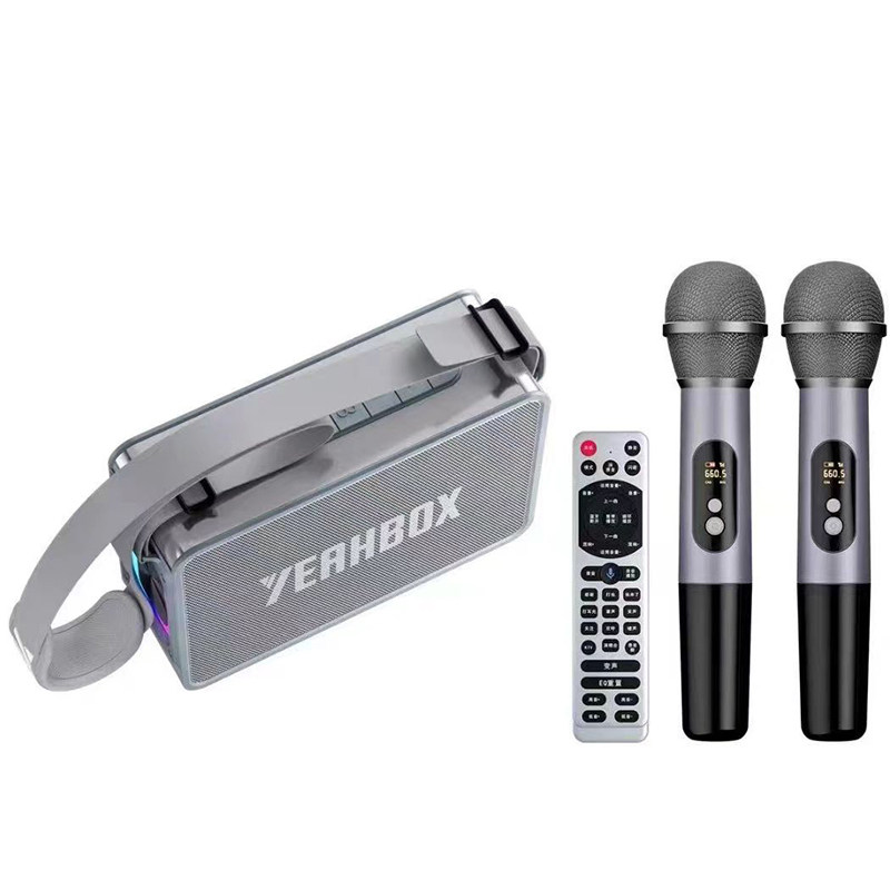 yeahbox户外音响声卡内录直播K歌无线音箱M19电源遥控器话筒配件
