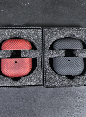 适用华为FreeClip2真碳纤维Freebudspro4耳机保护壳pro3超轻薄防摔硬套高级感锻造碳创意配件裸机手感高档