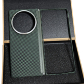 适用VivoXFold5 Fold3pro凯夫拉手机壳xfold2碳纤维600D细纹磁吸轻薄防摔中轴保护套折叠高档硬外壳前盖