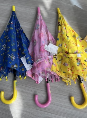日本J'sPlanning卡通晴雨两用自动伞男女幼儿园小学生雨伞50cm