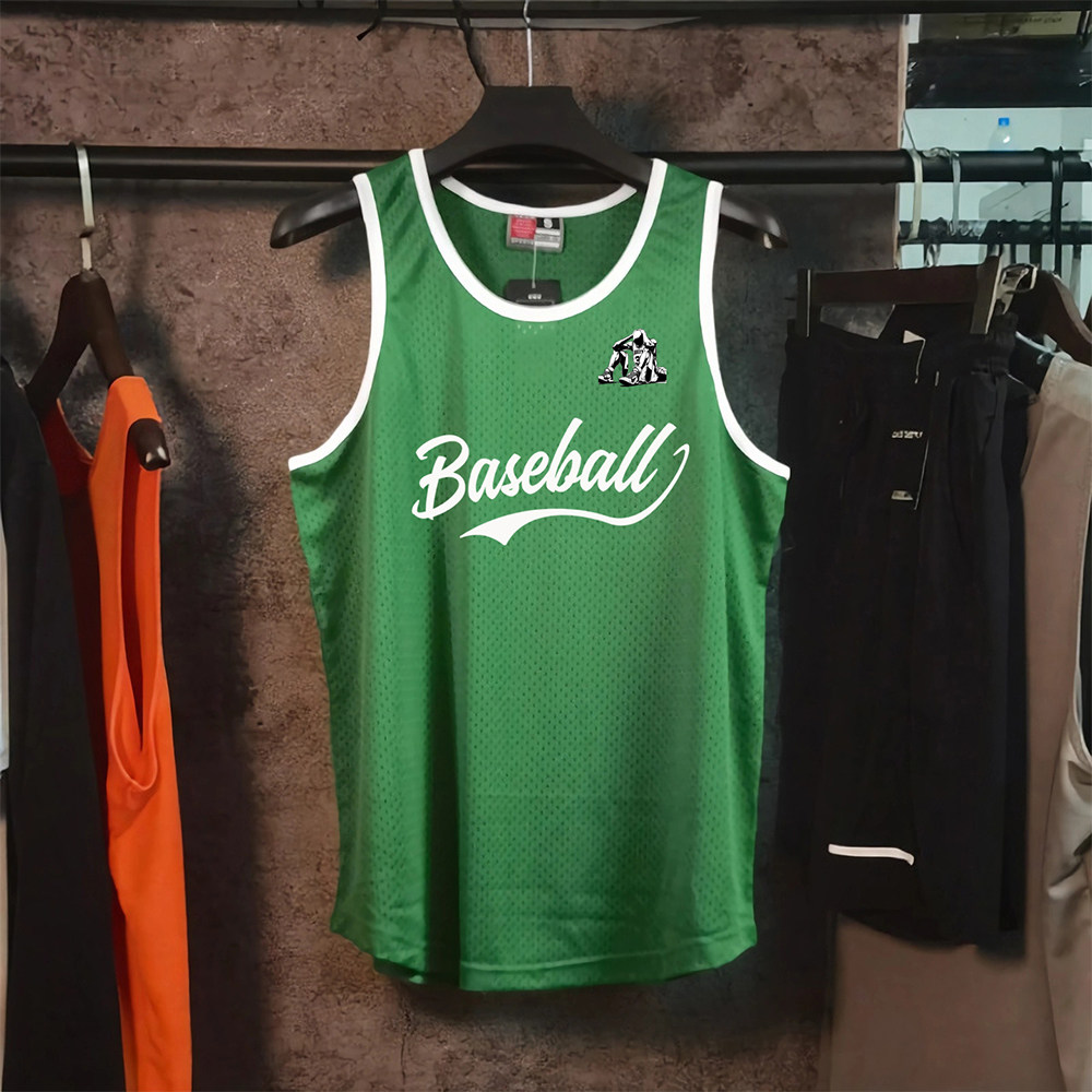 复古网眼篮球服男生夏季速干透气