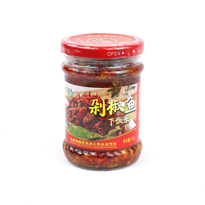 湘缘珍姨牌 双牌江村剁椒鱼200克/瓶 辣椒酱下饭菜 湖南永州特产
