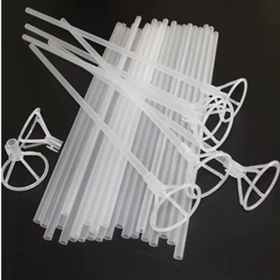 气球托杆子加粗加厚插波波球杆长支撑杆专用透明路引支架40cm80cm