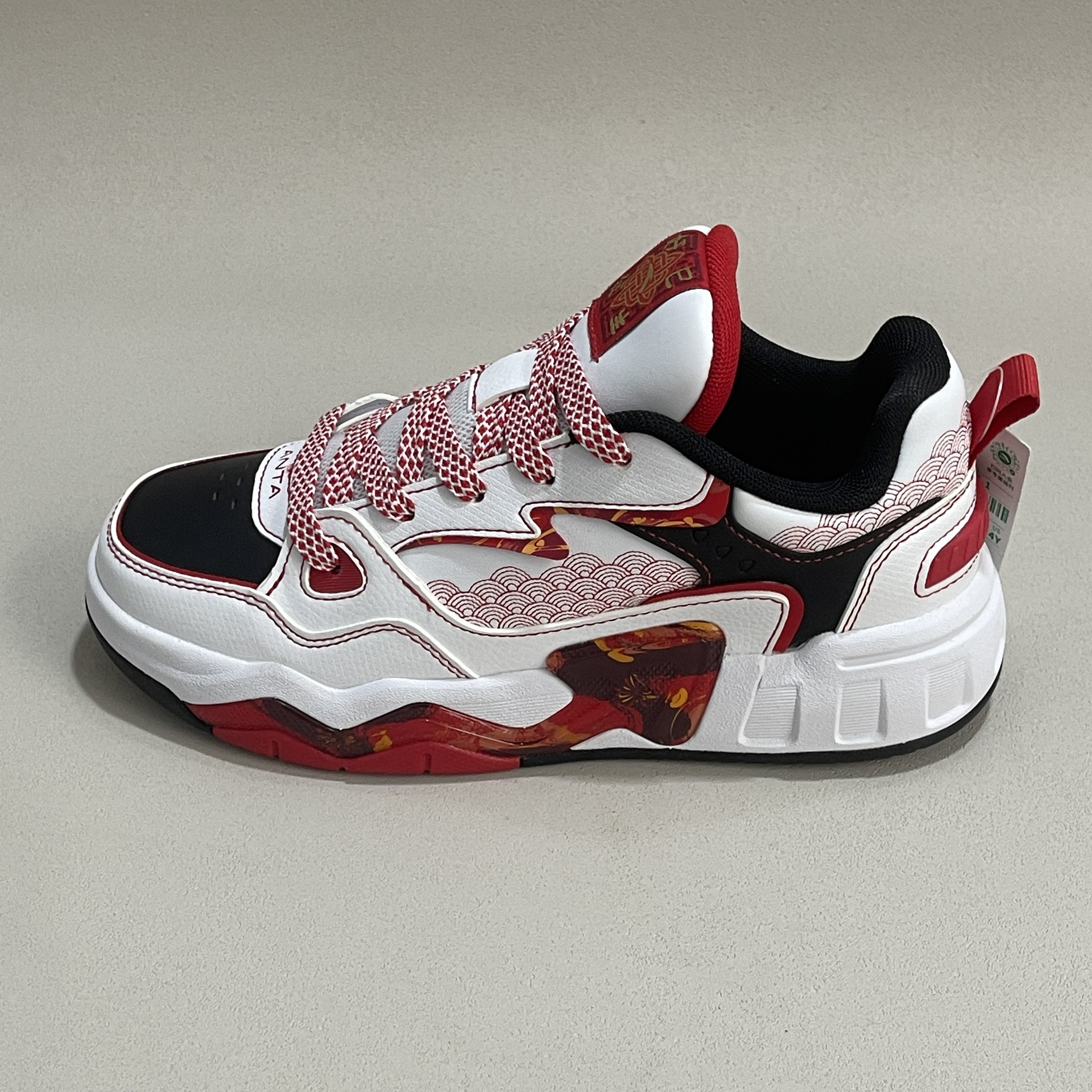 安踏儿童板鞋男童皮面系带低帮耐磨休闲运动鞋百搭板鞋312518015,运动鞋new,童鞋/青少年鞋,淘宝优惠券,粉丝福利购,淘宝优惠卷