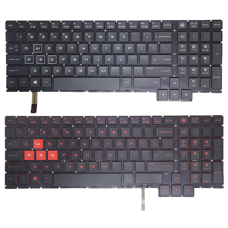 适用HP惠普 暗影精灵3代 15-CE CE006TX/007/008 004键盘TPN-Q194