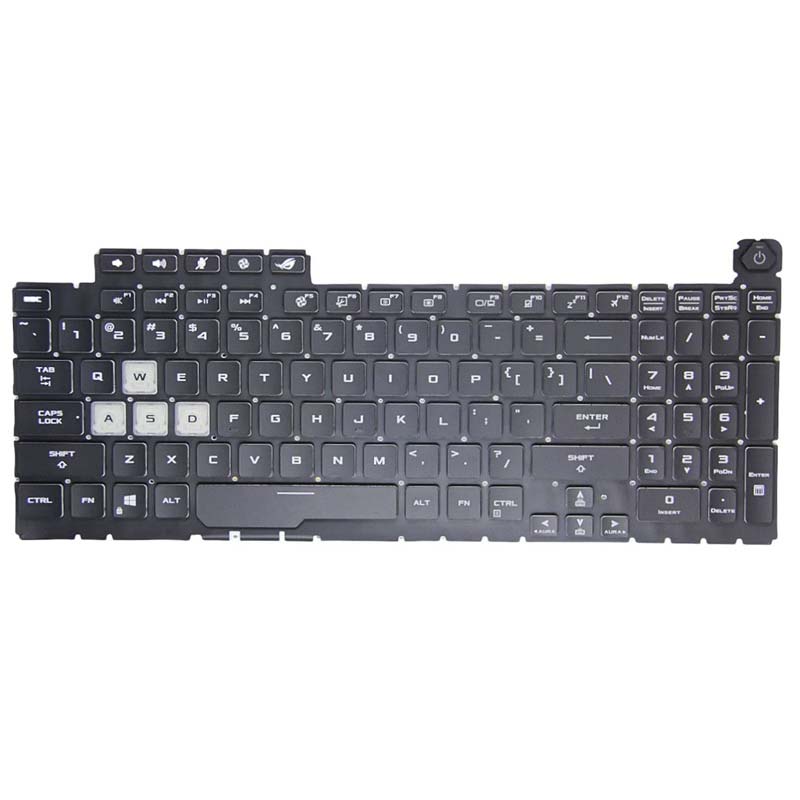 适用Asus华硕枪神3 4PLUS魔霸3 ROG G731 G732G S7D G712L 键盘图片