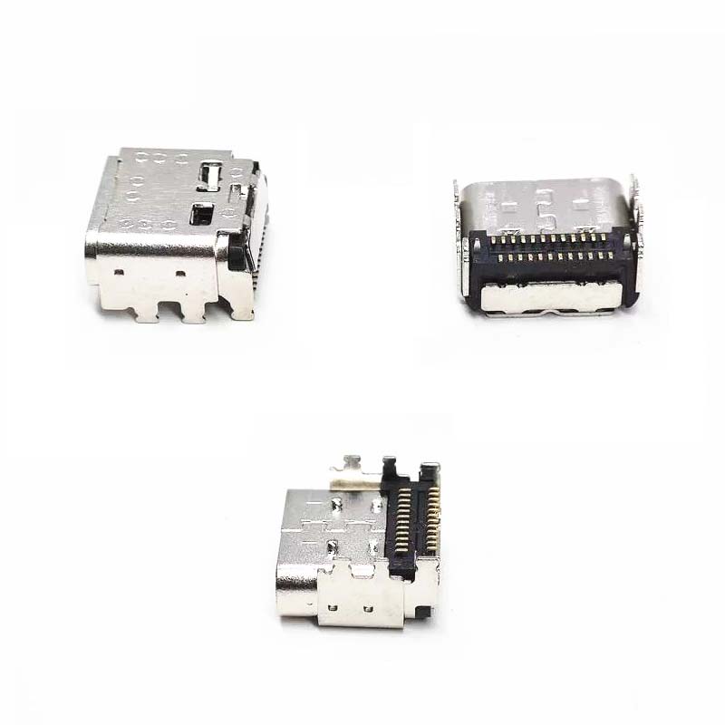 适用ASUS华硕 GA403U 电脑电源接口内置母座尾插孔24pin双排typec图片
