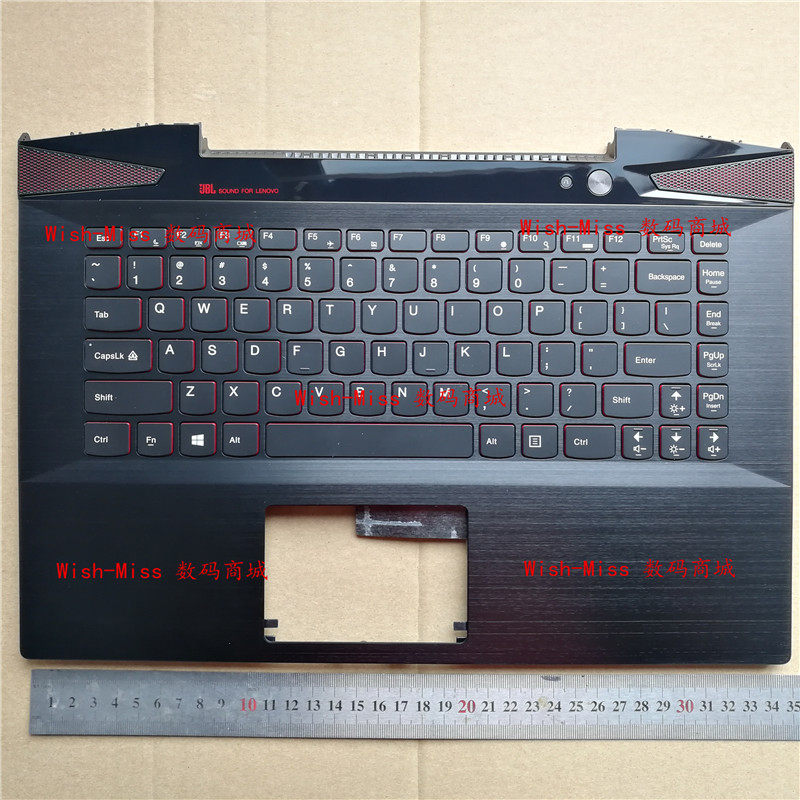 适用联想y40 y40-70 y40-80 70m 笔记本c壳带键盘撑托外壳 红色边