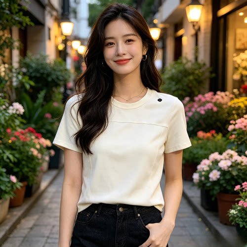 李宁短袖夏季女子健身系列时尚舒适透气贴身型短袖T恤ATSV342-
