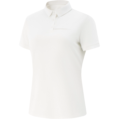 李宁短袖POLO女2025夏季速干凉爽透气运动翻领纯色T恤APLV106