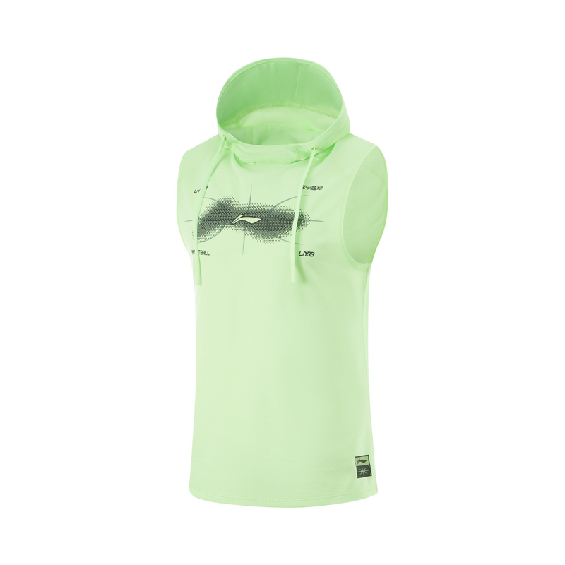 李宁背心秋男篮球系列时尚舒适透气百搭常规休闲背心AVSU035-B品