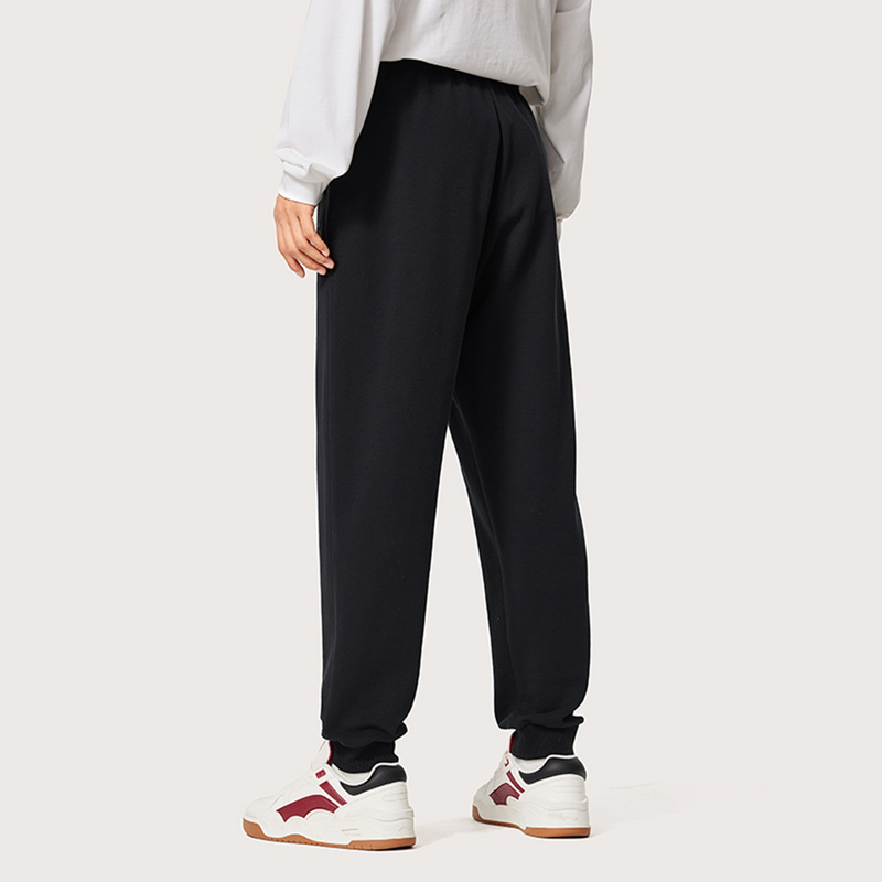 李宁卫裤男士秋季潮流系列宽松休闲收口运动长裤AKLU581-B品