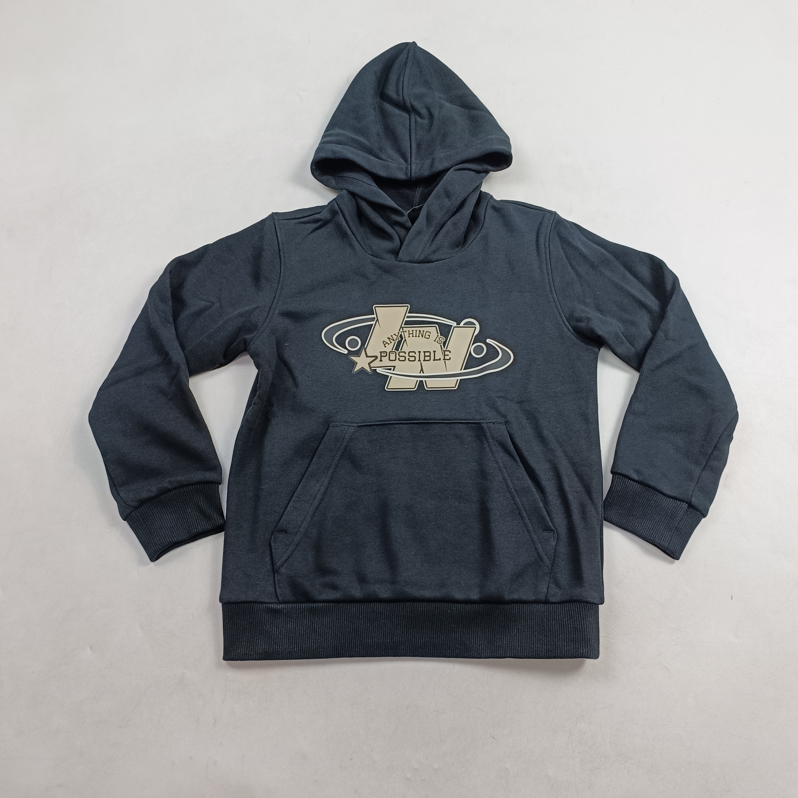 LI-NING李宁童装运动生活系列男大童休闲百搭套头卫衣YWDU255-B品