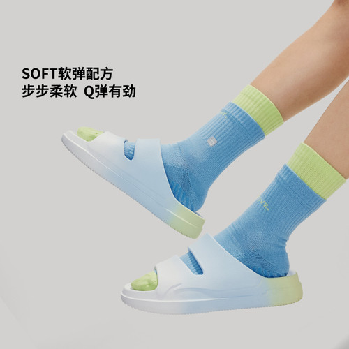 LI-NING/李宁男女同款简约沙滩潮流运动户外休闲拖鞋AGAU005-B品