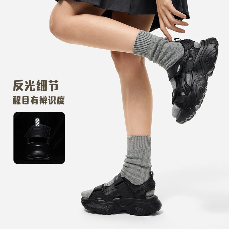 LI-NING/李宁2024夏运动生活系列时尚舒适女子潮流凉鞋AGUU002-B