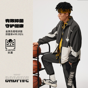李宁反伍系列男子运动风衣夏轻薄舒适宽松型休闲外套AFDU419 B品
