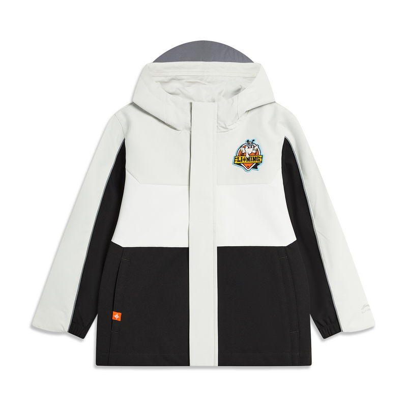 李宁童装男小童宽松型三合一短羽绒运动风衣YWBT029-B品
