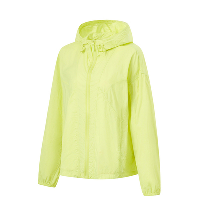 李宁风衣女款春季健身系列舒适透气宽松休闲运动风衣AFDU584--B品