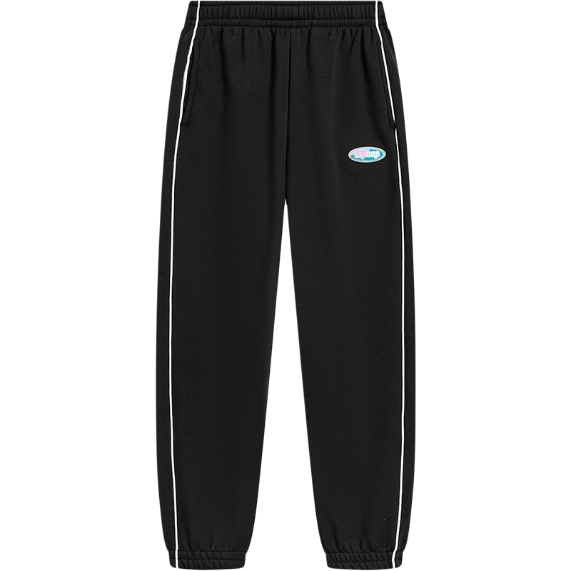 李宁女大童运动裤时尚休闲舒适束脚加绒保暖宽松棉质卫裤YKLT306