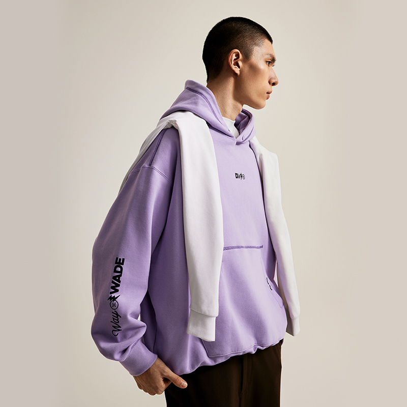 李宁韦德系列篮球男子套头春秋潮流运动连帽卫衣AWDU651-2-B品