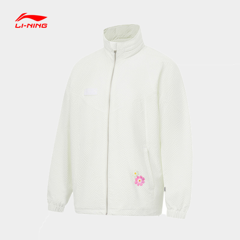 中国李宁风衣男女同款夏季情侣上衣宽松运动服 AFDT149-1-B品