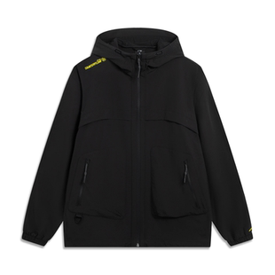 李宁CF溯外套男女同款 反光防泼水宽松运动风衣AFDVF47 25秋季