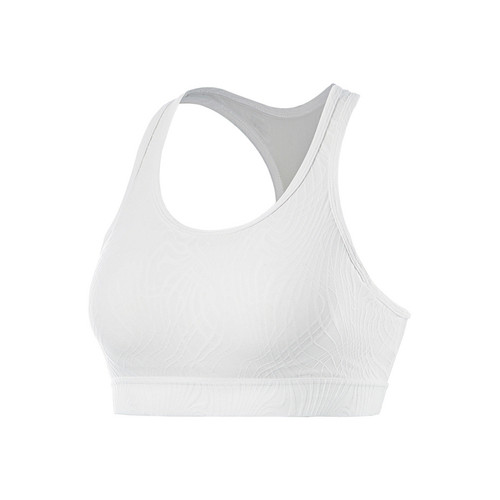 李宁健身系列女子柔软亲肤紧身中度支撑瑜伽运动内衣AUBU016-B品