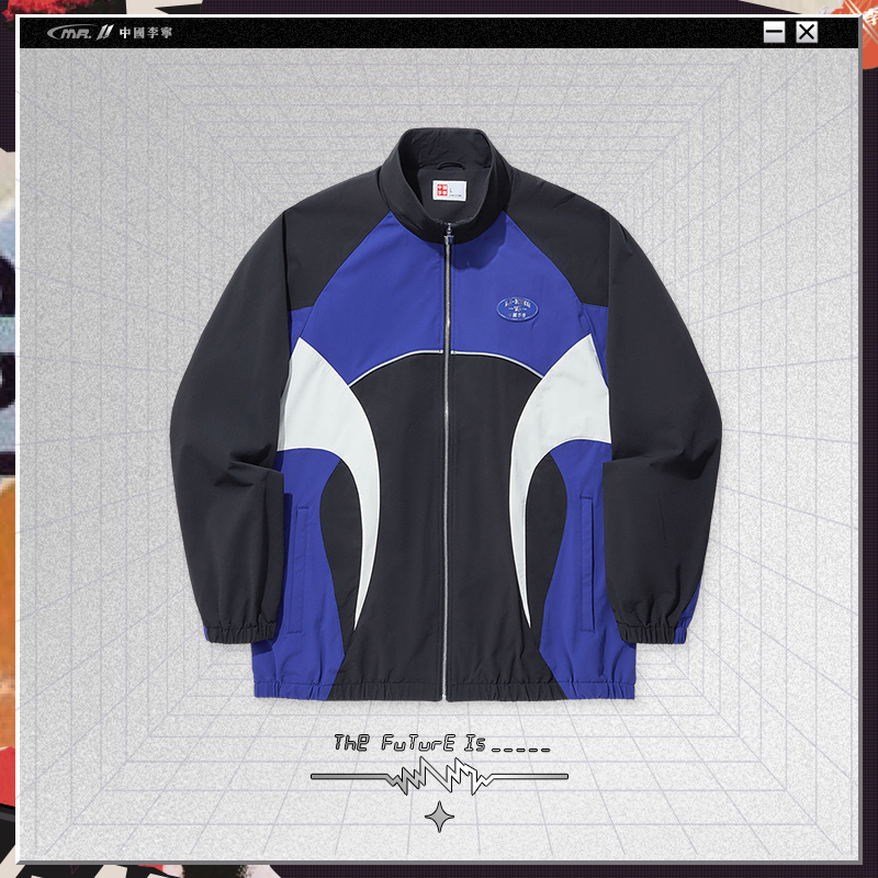 中国李宁系列风衣男女款春季舒适百搭宽松运动风衣AFDU271--B品