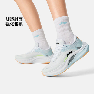李宁越影4反光轻质缓震跑鞋女子25新款柔软舒适鞋子ARHV004-B品