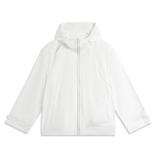 李宁运动风衣女子2025夏季新款户外系列速干透气宽松外套AFDV354