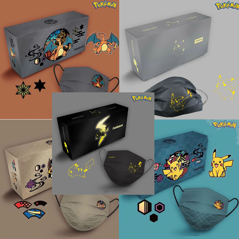 皮卡丘伊梦成人口罩高颜值