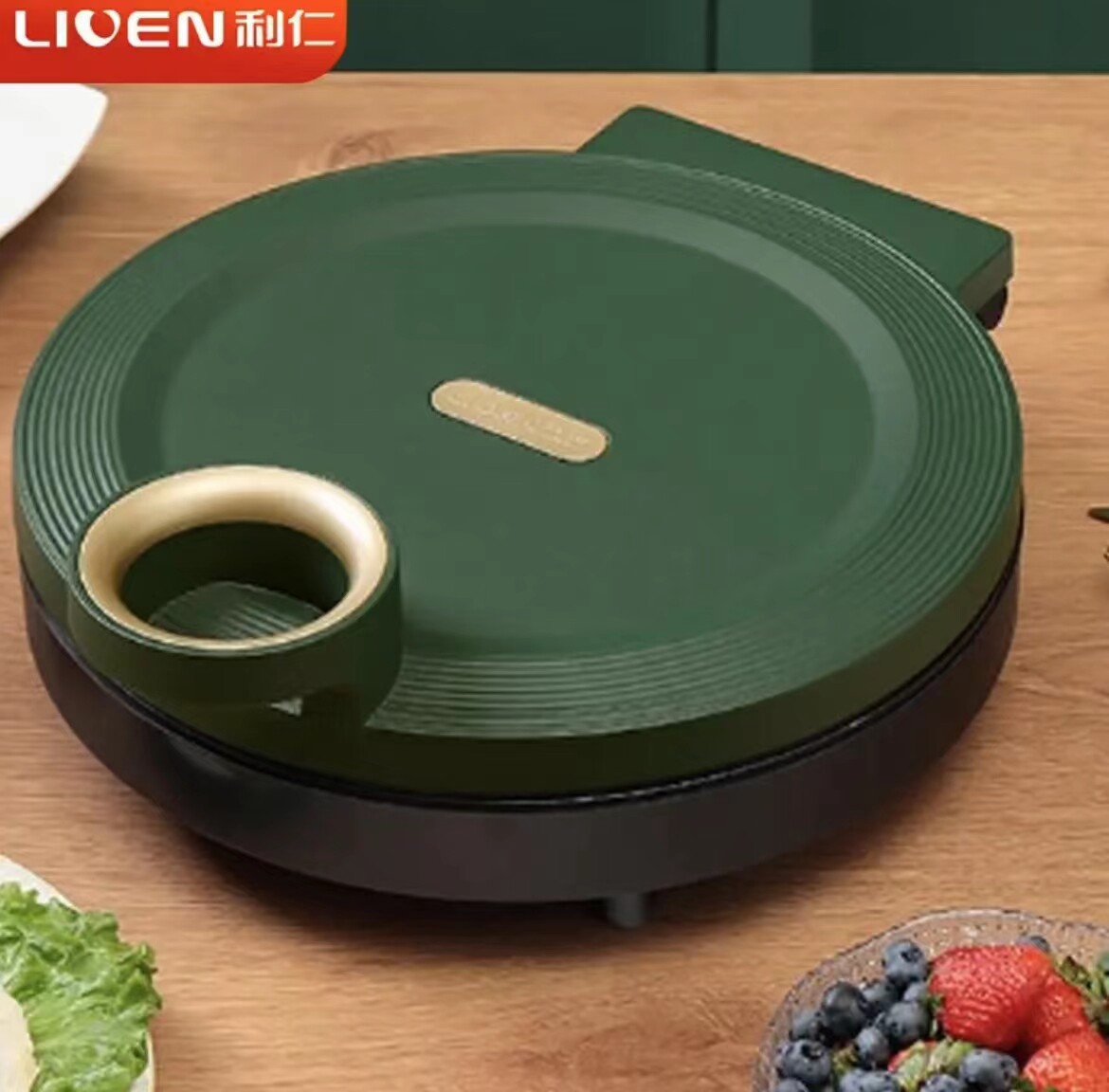 利仁(Liven) 电饼铛家用双面加热加深加大34CM烤盘煎饼烙饼锅怎么看?