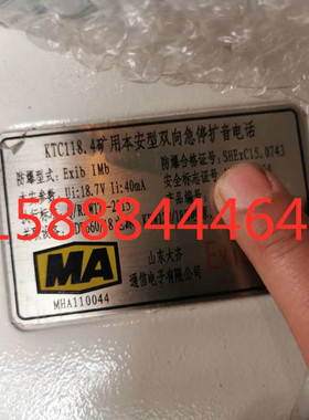 山东大齐KTC118.4矿用本安型双向急停扩音电话ktc118.4扩音电话