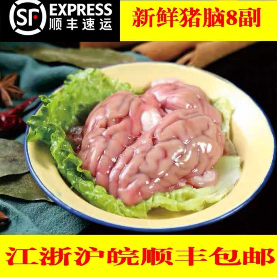 冷冻猪脑16副猪脑花大猪脑子猪其它猪肉类