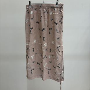 新款 26设计师品牌春季 印花松紧腰半身裙 现货询价