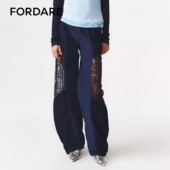 FORDARE 现货 福蝶26春夏蕾丝拼接运动裤