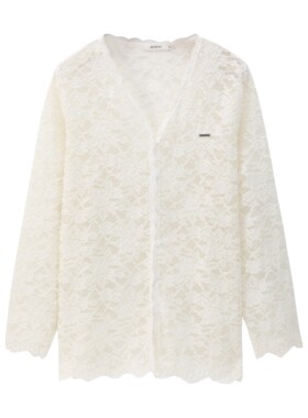 【现货】AVVENN 设计师品牌26早春新品镂空蕾丝开衫