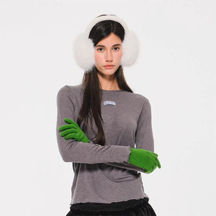 新款 耳暖长毛围巾女冬季 配饰 围巾及保暖手套套装 MIMBLANCHE