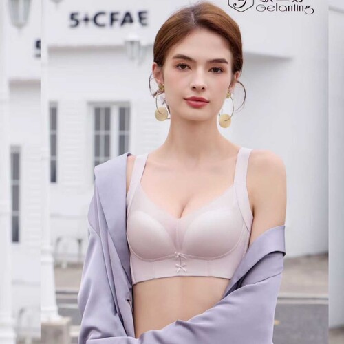2026歌兰婷8902B杯光面无痕无钢圈薄款微调型聚拢侧收文胸内衣