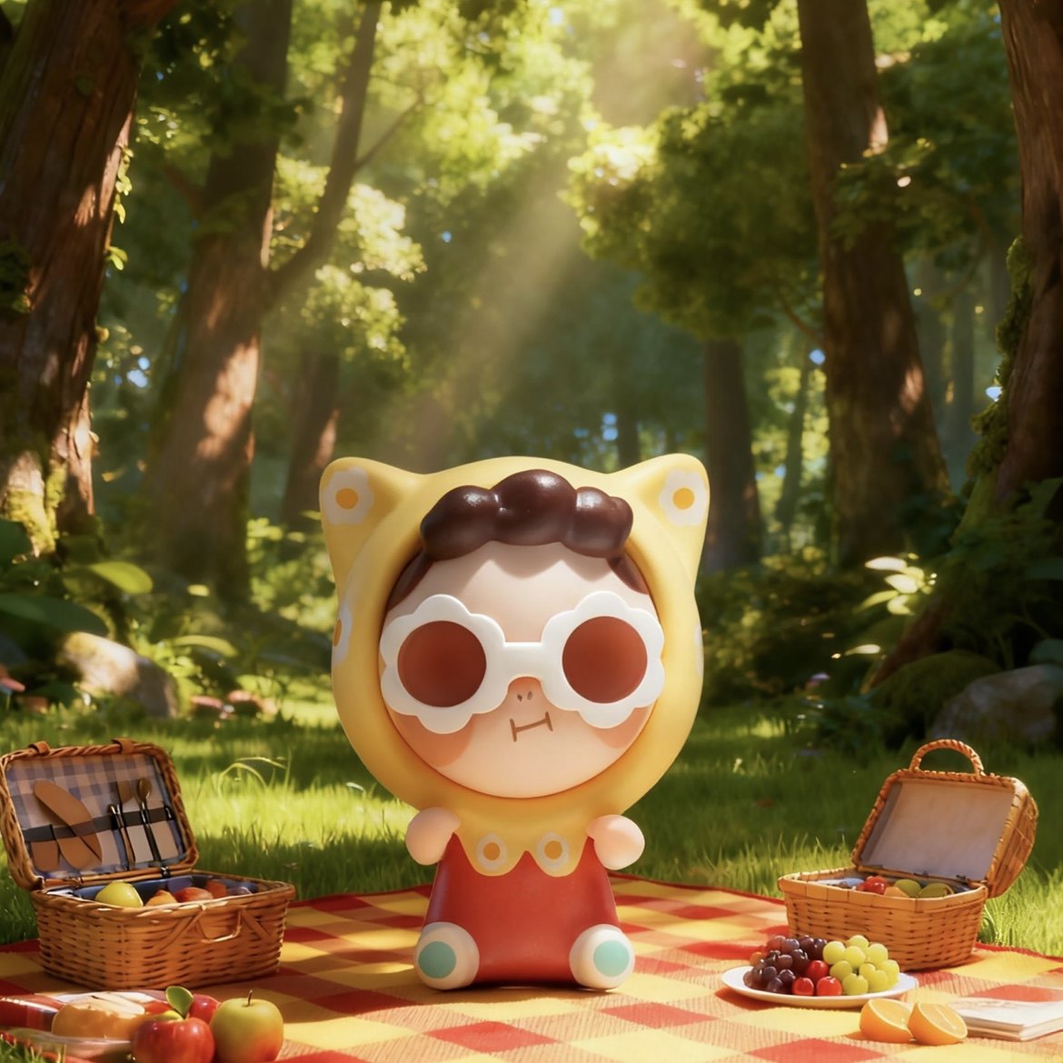 新品sooya 初代坐坐系列萌粒潮玩可爱摆件公仔男生女生生日礼物