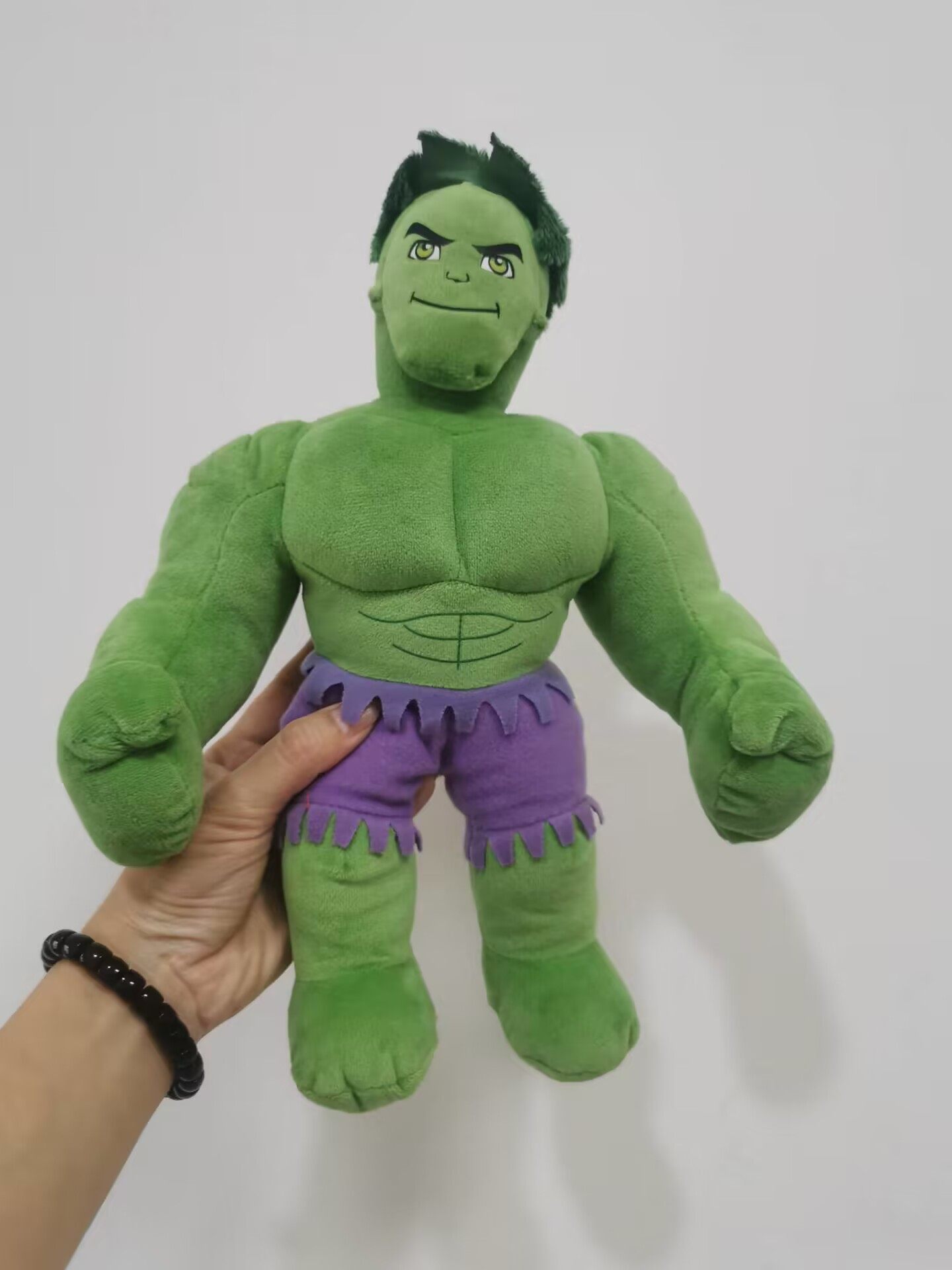 复仇者联盟绿巨人The Hulk公仔毛绒玩具生日礼物30cm