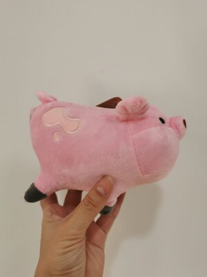 GravityFalls怪诞小镇猪玩偶猪毛绒公仔娃娃可爱粉猪儿童玩具小巧