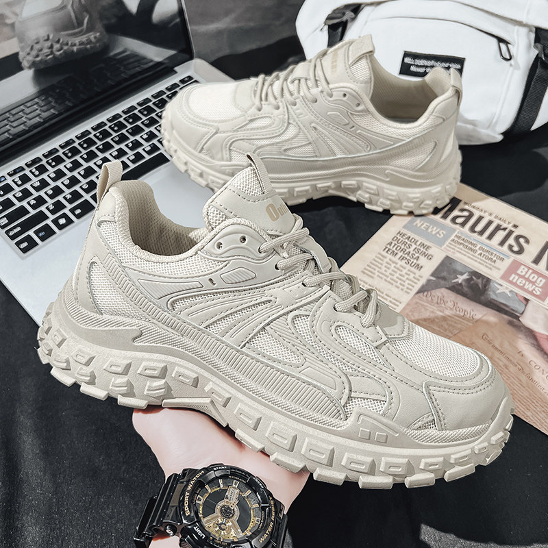 2025新款秋季大码老爹鞋女41-43厚底休闲运动鞋40-42透气网面网鞋,女鞋,老爹鞋,淘宝优惠券,粉丝福利购,淘宝优惠卷