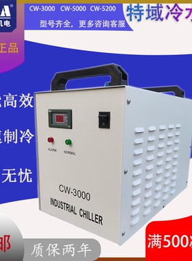 特域冷水机CW3000工业制冷5000激光切割5200雕刻机水箱主轴水冷机
