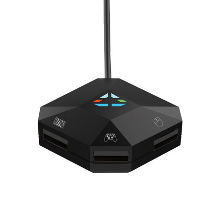 现货Switch键鼠转换器 支持PS4/PS3/XBOX ONE/360主机系列转换器