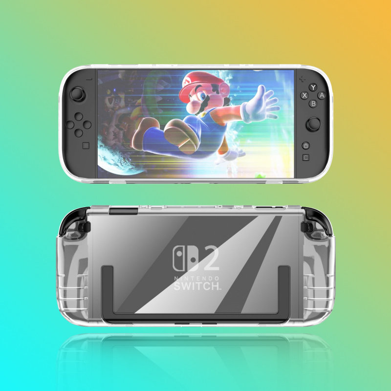 Switch2一体透明保护壳NS2TPU防摔保护套Switch 2游戏机TPU掌机壳