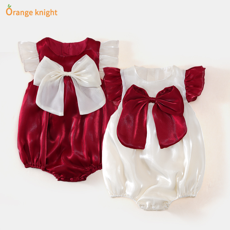 新生女宝宝公主满月服洋气哈衣夏